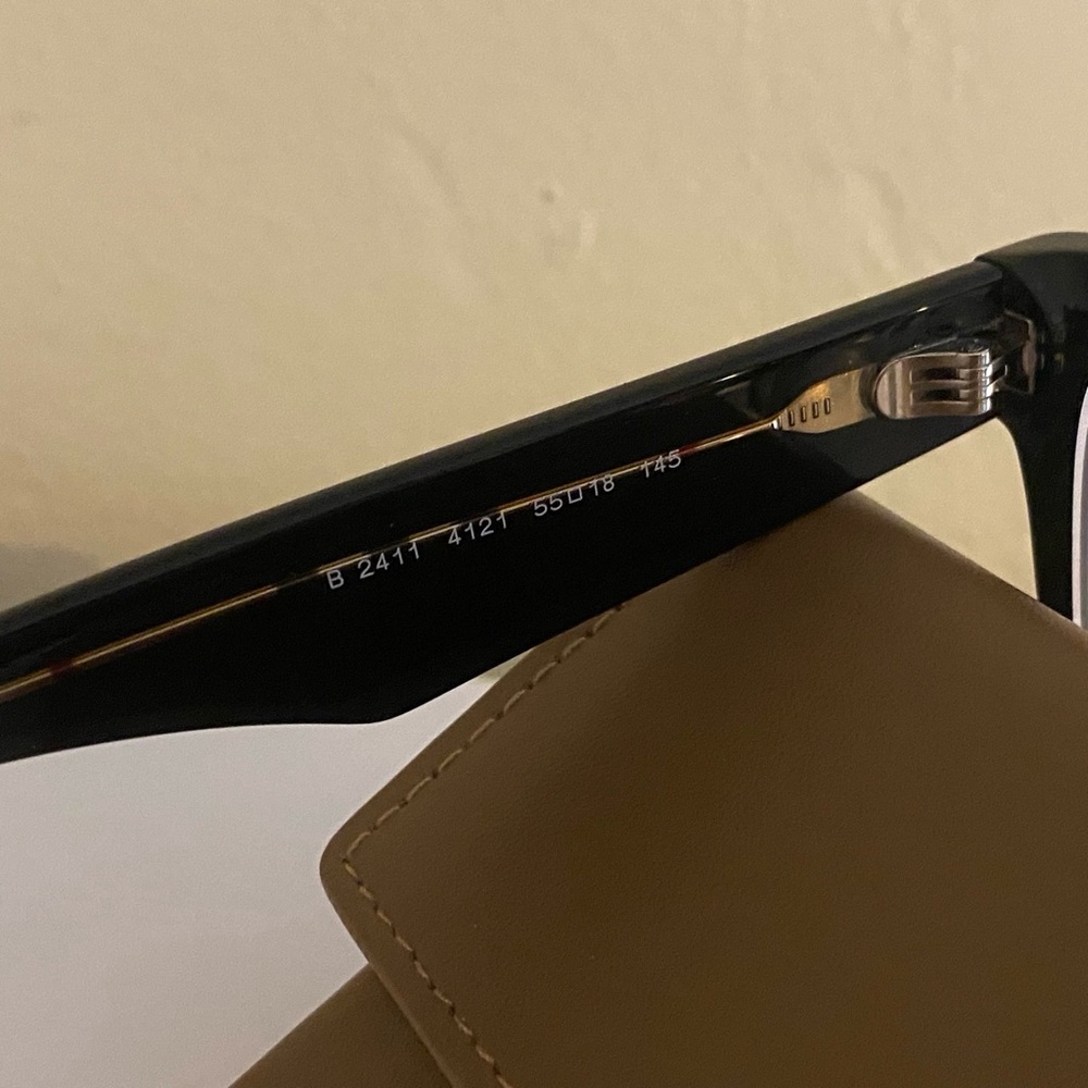 Burberry OBE2411 Eyeglasses Black on Vintage Check – New w/ Box (55-18-145) - Picture 6 of 10